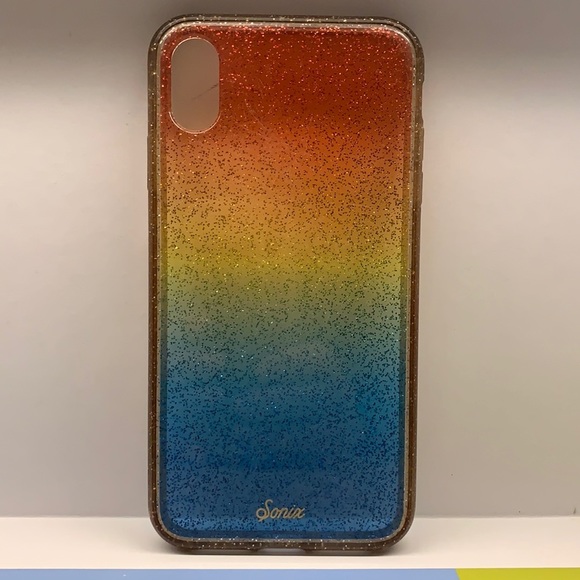 iPhone X Case, Sonix, Rainbow Glitter - Picture 1 of 6